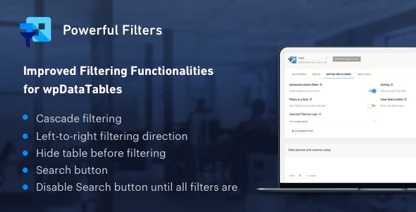 Powerful Filters for wpDataTables v1.4.4