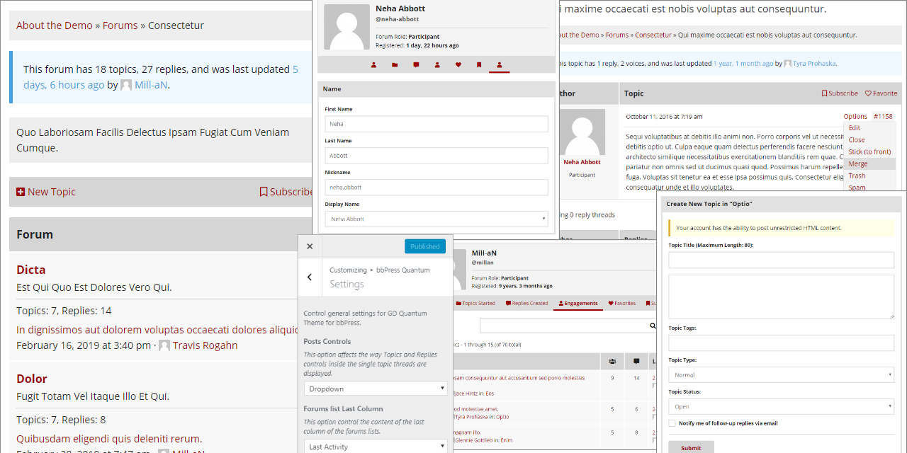 GD Quantum Theme Pro for bbPress v3.3插图