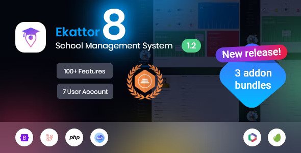 Ekattor 8 School Management System (SAAS) v2.0插图