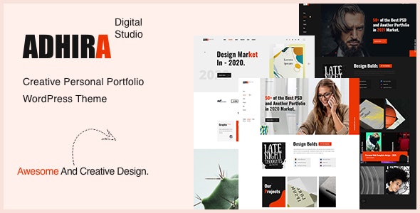 Adhira v2.0.1 - Creative Agency Portfolio WordPress Theme插图