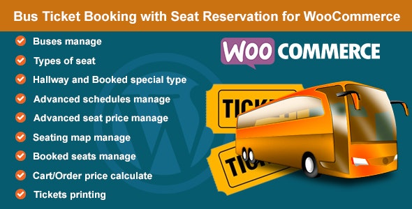 Bus Ticket Booking with Seat Reservation for WooCommerce v1.7插图