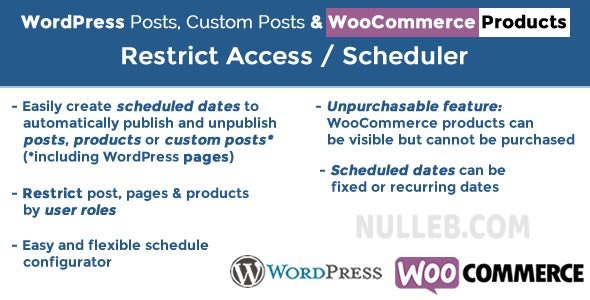 WordPress Posts & WooCommerce Products Scheduler v5.6