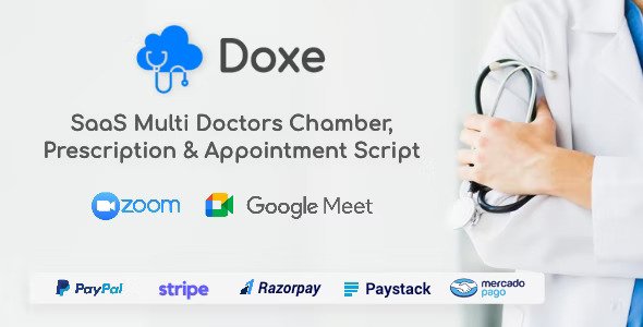 Doxe v2.1 – SaaS Doctors Chamber、处方和预约软件