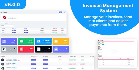 Invoices v7.1.0 – Laravel 发票管理系统 - 账单管理插图