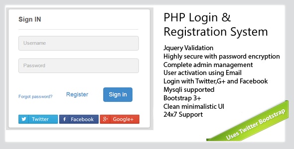 Secure-PHP-Login & Registration System v4.6插图