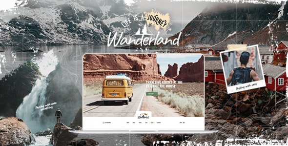 Wanderland v1.5 - 旅游博客