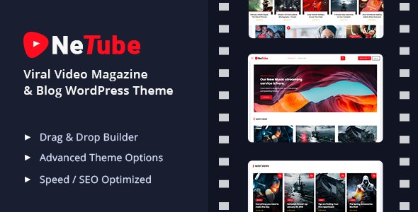 Netube v1.1.5 - WordPress视频博客/杂志主题