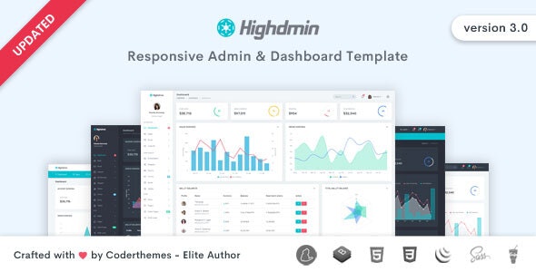 Highdmin v8 July 2020 - 管理和仪表板模板
