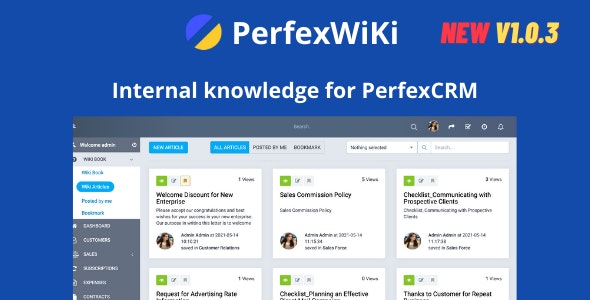 PerfexWiki v1.0.4 - Perfex CRM 1.0.4的内部知识