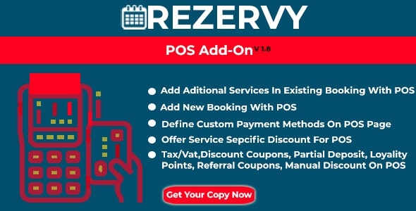 Rezervy v1.8 – 用于预订和多付款管理的销售点系统（POS 插件）