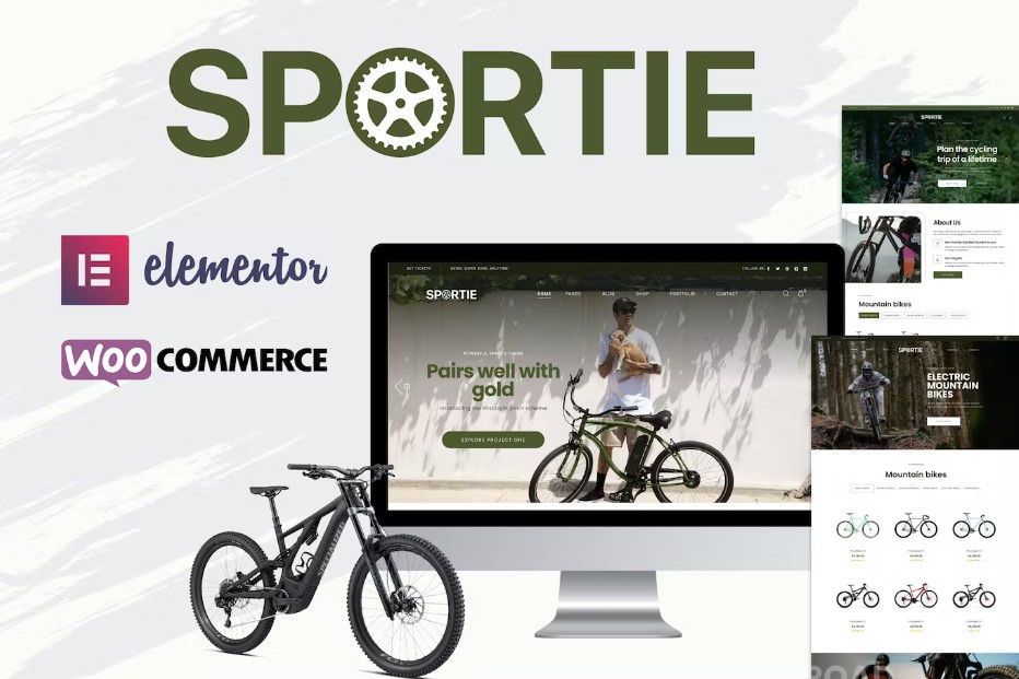 Sportie v1.0.5 - Elementor WooCommerce 主题