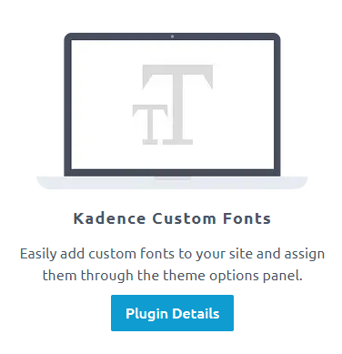 Kadence Custom Fonts Plugin v1.1.5插图