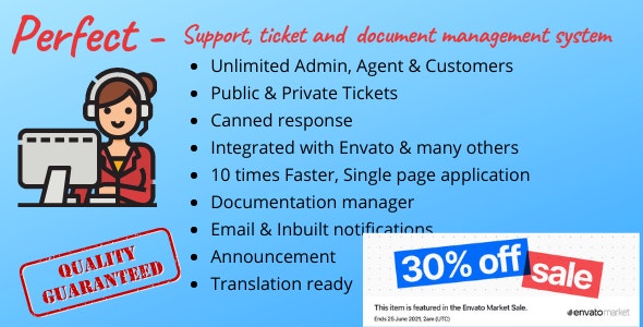 Perfect Support Ticketing & Document Management System v1.7插图