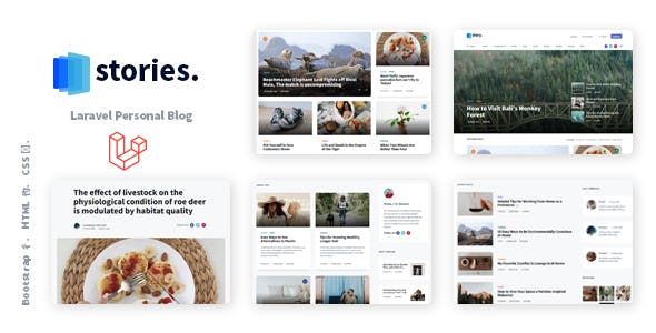 Stories v1.23.0 - Laravel Creative Multilingual Blog插图