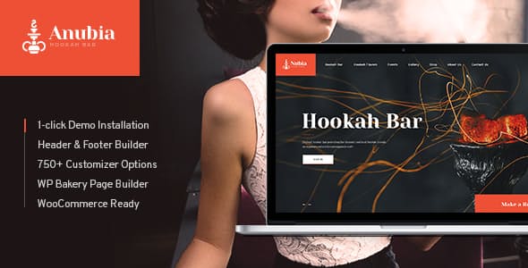 Anubia v1.0.8 - Smoking and Hookah Bar WordPress Theme