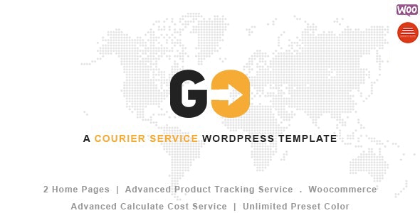 GO Courier v2.5.4– WordPress Delivery Transport主题