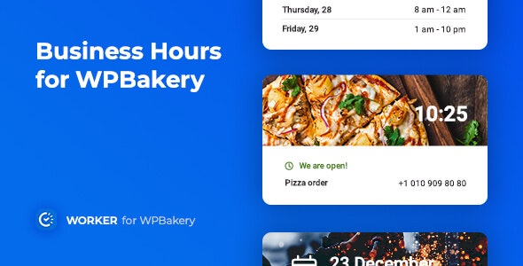 Business Hours for WPBakery v1.1.1 – Worker