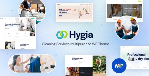 Hygia v1.8 - WordPress 清洁服务多用途主题插图