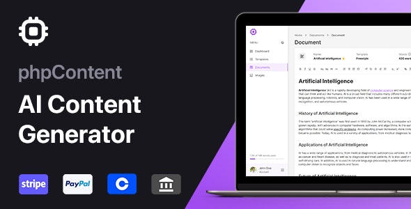 phpContent v1.5.0（已汉化） - AI 内容生成器平台 (SaaS)插图