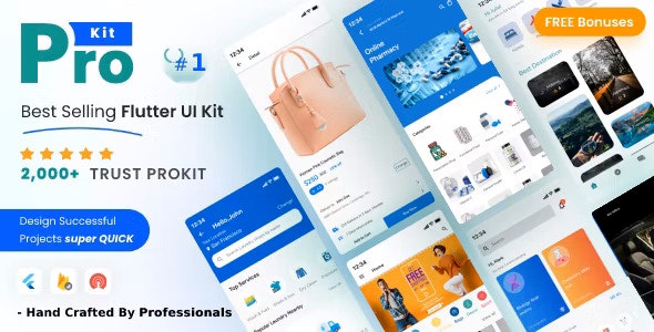 ProKit Flutter v6.4.0 - 最畅销的 Flutter UI 套件插图