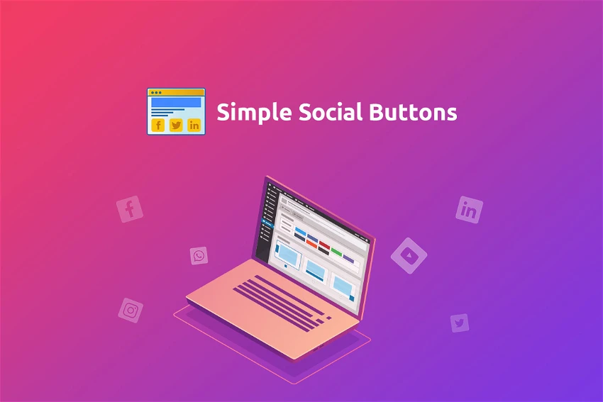 Simple Social Buttons Pro v2.0.0插图