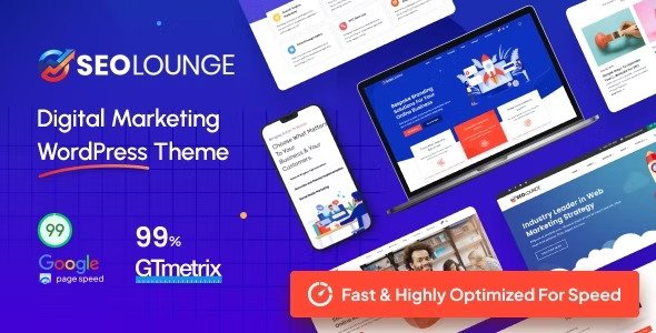 SEO Lounge v4.0.2 – 数字营销主题插图