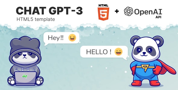 Chat GPT-3 OpenAI HTML v5 1.1插图