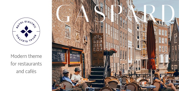 Gaspard v1.3 - 餐厅和咖啡店主题插图