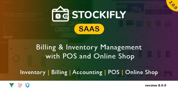 Stockifly SAAS v4.1.0 – 使用POS和在线商店进行计费和库存管理插图