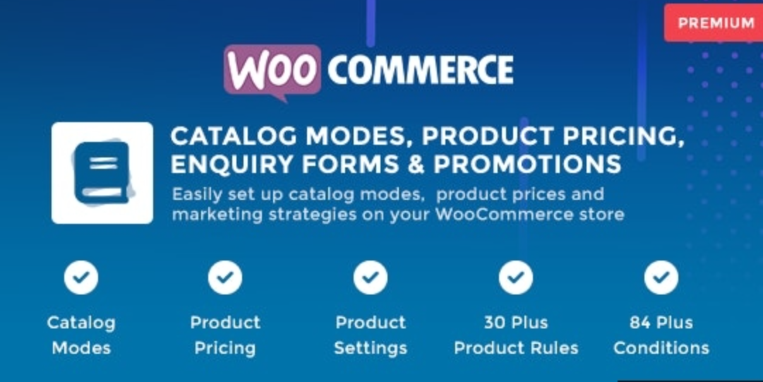 WooCommerce Catalog Mode v1.1.4 - 定价、查询表格和促销插图