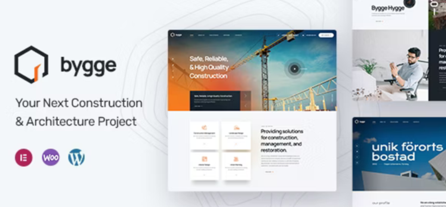 Bygge v1.0.3 – WordPress建筑主题插图