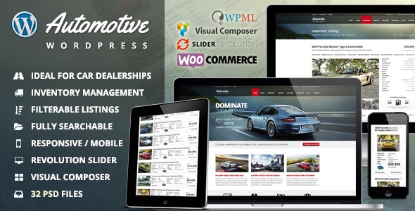 Automotive Car Dealership Business WordPress Theme v13.0插图