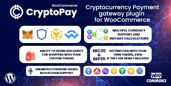 CryptoPay WooCommerce v.2.4.5 - 加密货币支付网关插件插图