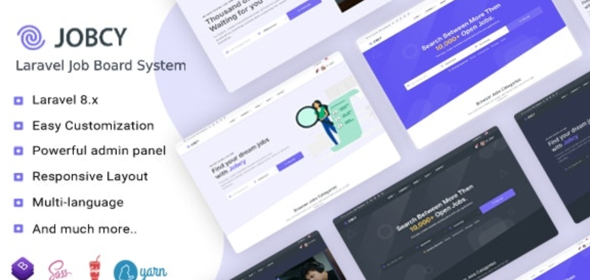 Jobcy v1.11.0 - Laravel Job Board 多语言系统插图