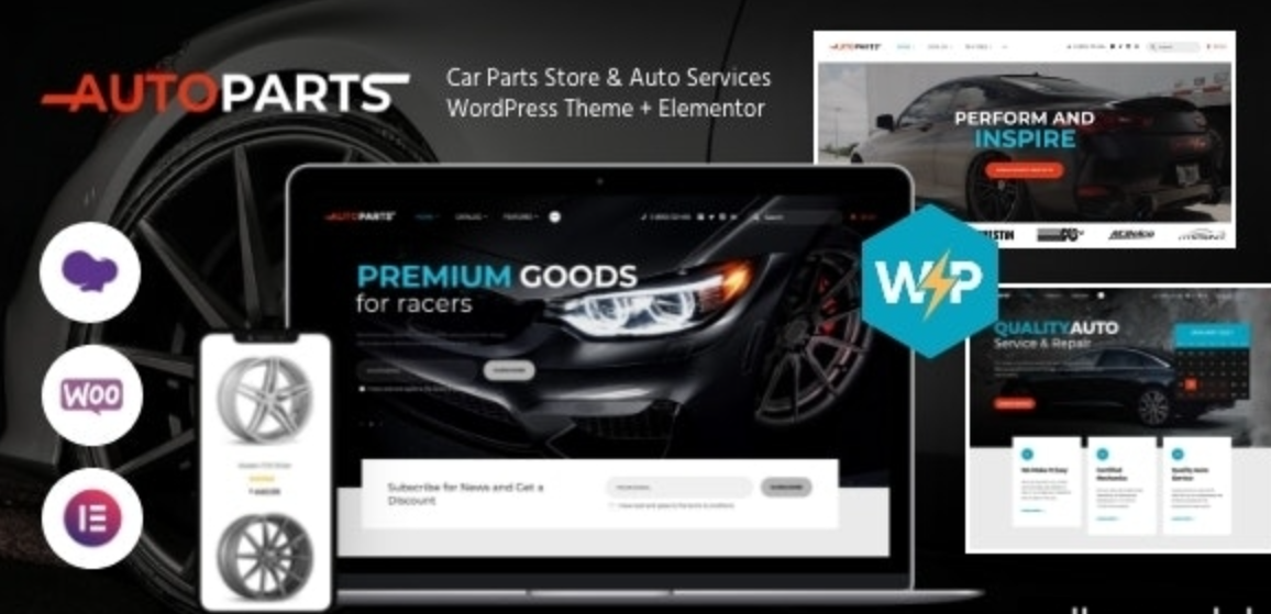 Car Parts Store & Auto Services WordPress Theme + Elementor v1.5.8插图