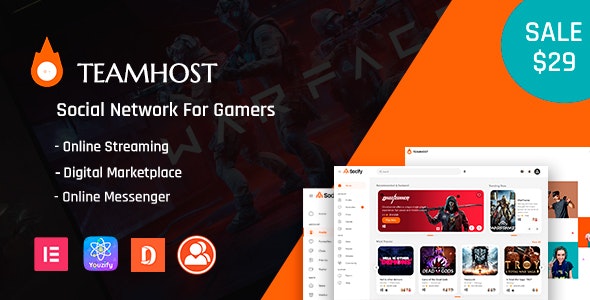 TeamHost v1.3.3 - Gaming Community & Digital Marketplace插图