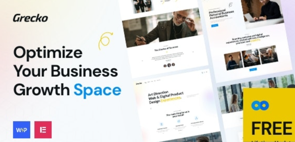 Grecko v5.9 - Multipurpose Business WordPress Theme with Clean Design插图