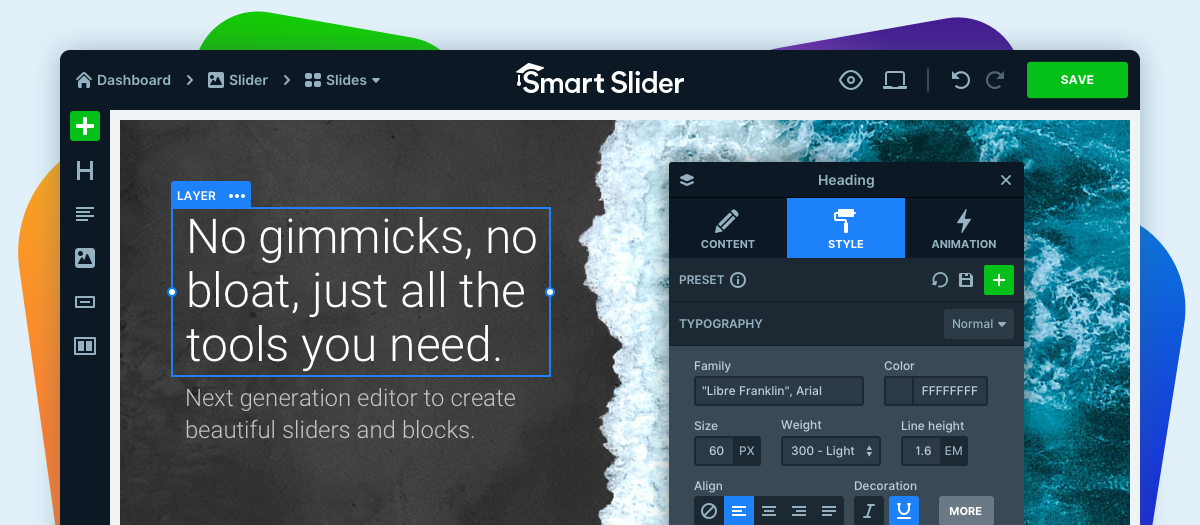 Nextend Smart Slider 3 Joomla Pro + Demo Sliders v3.5.1.17插图