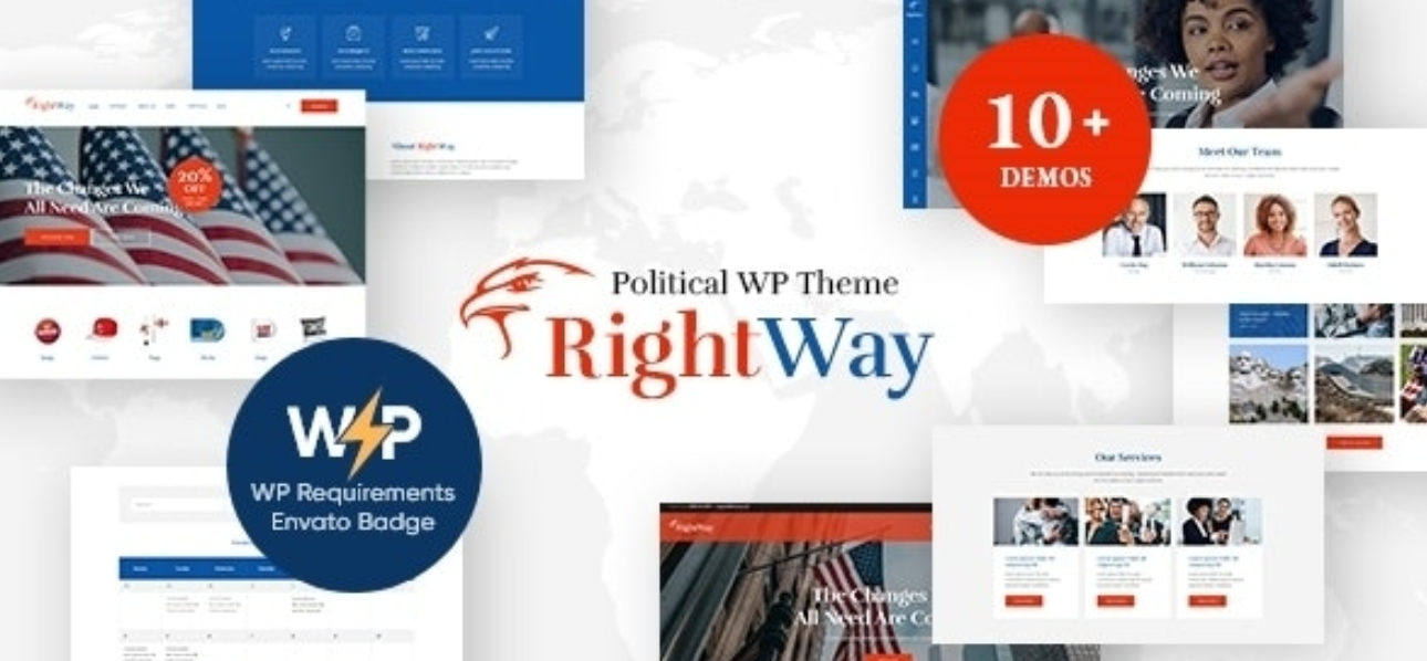 Right Way v4.0.8 - Election Campaign and Political Candidate WordPress Theme