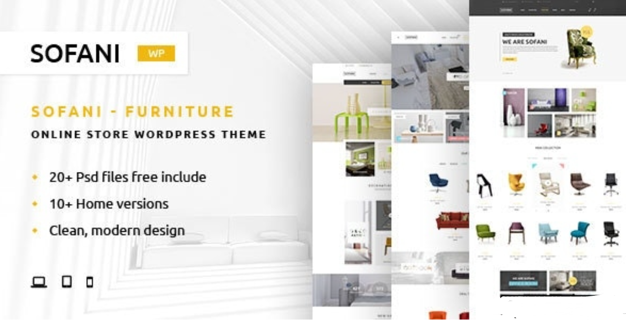 Sofani v1.7.1 - 家具店 WooCommerce WordPress 主题