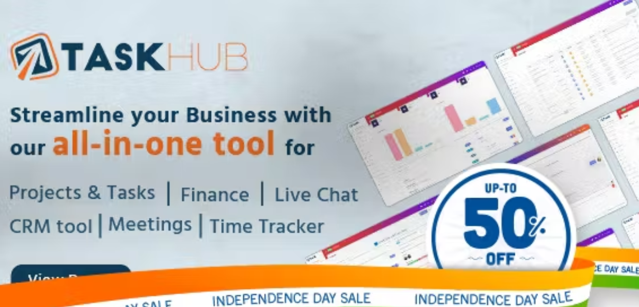 Project Management, Finance, CRM Tool - Taskhub v3.0.2