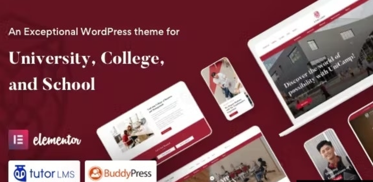 Unicamp v2.2.2 - University and College WordPress Theme插图