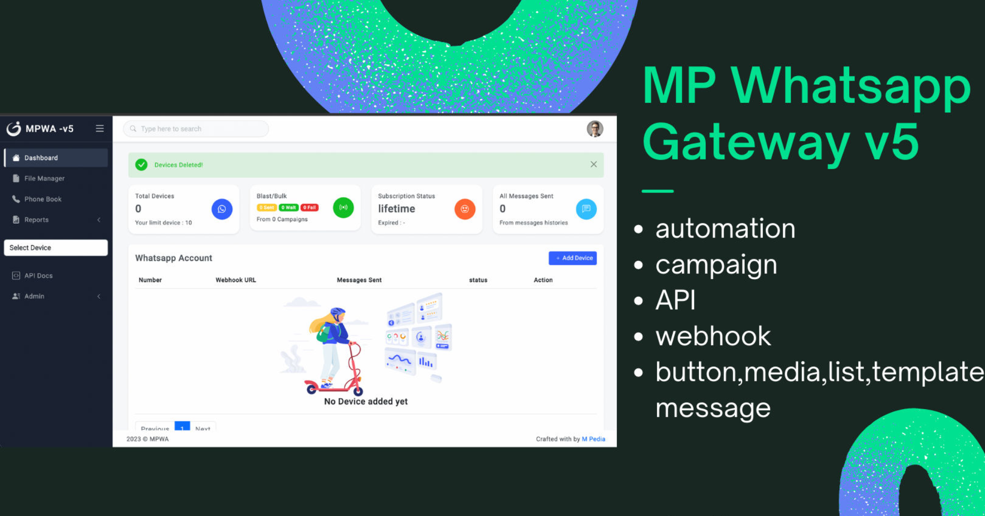 Whatsapp Gateway | Multi Device | mpedia v6.5.0插图