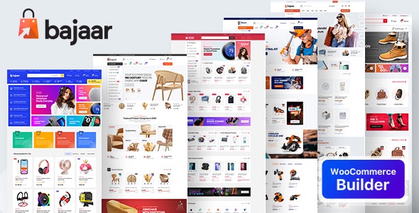 Bajaar v2.1.0 - 高度可定制的 WooCommerce WordPress 主题插图