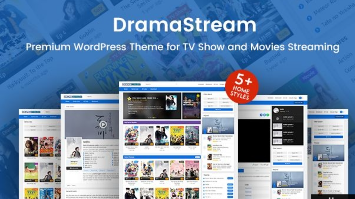 DramaStream v2.1.3 - WordPress 主题插图