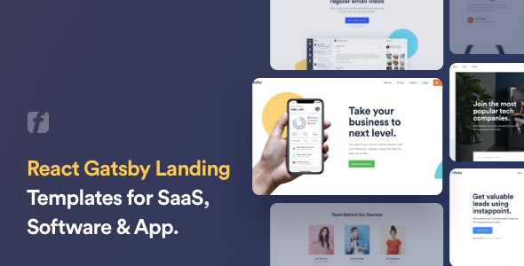 Finity v1.0.0 - React Gatsby Landing Page Template for SaaS & Startup