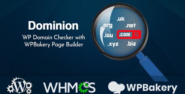 Dominion v1.9.6 – WP Domain Checker with WPBakery Page Builder插图