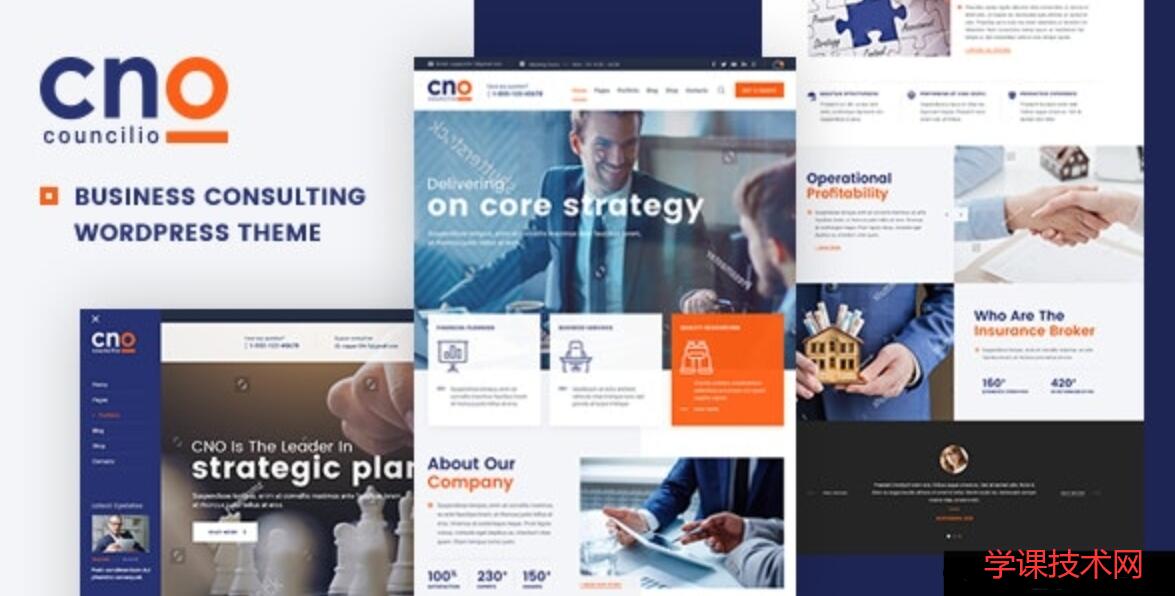 Councilio v1.1.0 - Business and Financial Consulting WordPress Theme插图