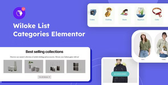 Wiloke Product Categories Elementor v1.0.0插图