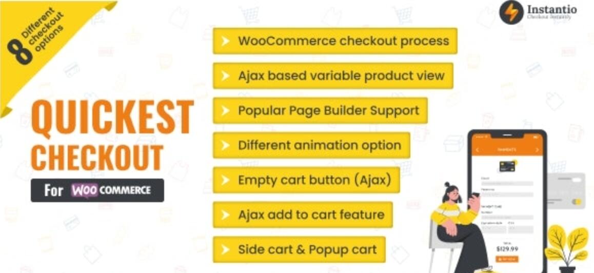 WooCommerce All in One Cart and Checkout | Side Cart, Popup Cart and One Click Checkout - Instantio v3.1.2插图